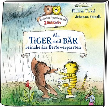 tonies Spielfigur Janosch - Als Tiger und Bär beinahe das Beste verpassten