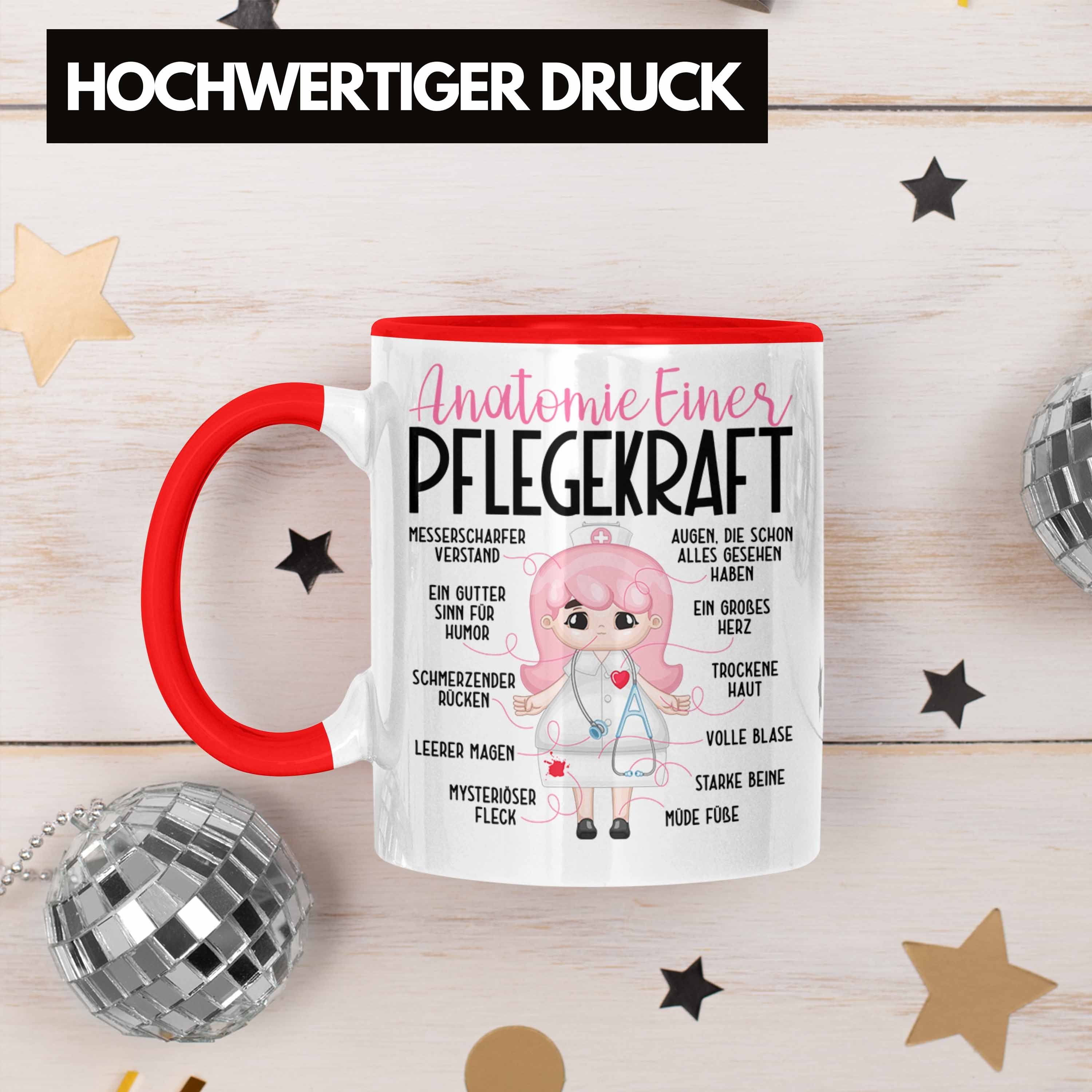 Trendation Tasse Pflegefachkraft Tasse Geschenk Anatomie Einer Pflege Frauen Pflegerin