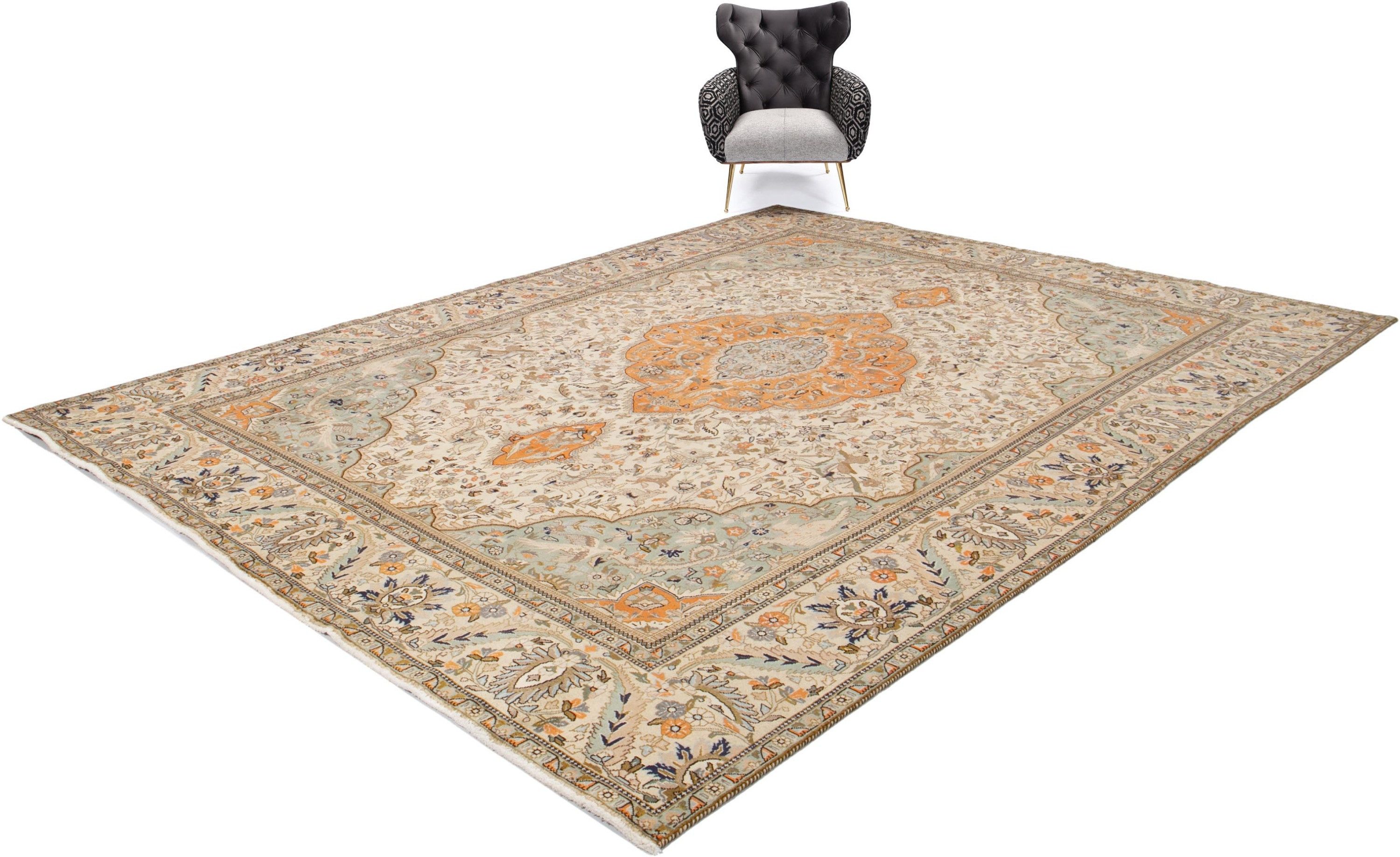Carpet Avenue Teppich Tabriz Tabatabai Patina 364x273, Rechteck, Höhe: 7 mm
