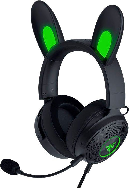 RAZER Kraken Kitty V2 Pro Gaming-Headset (Mikrofon abnehmbar,  Rauschunterdrückung, Stummschaltung)