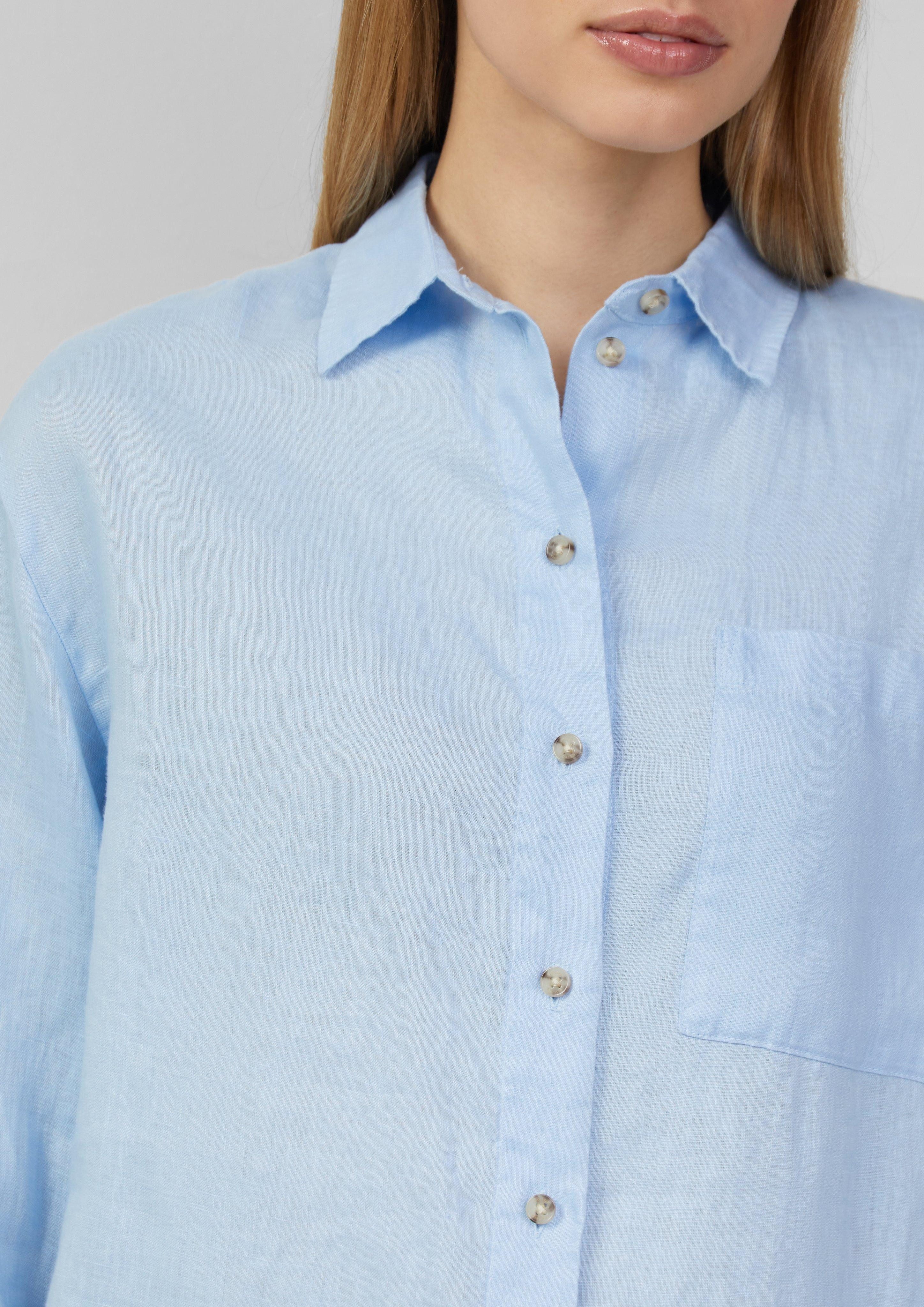s.Oliver Langarmbluse Bluse aus reinem Leinen günstig online kaufen