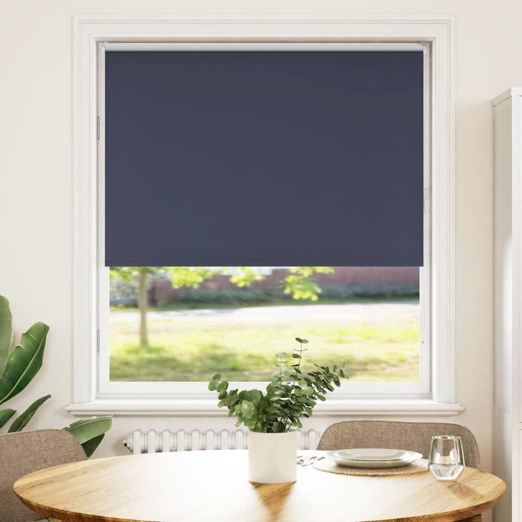 Rollo Verdunkelungsrollo Marineblau 110x150 cm Stoffbreite günstig online kaufen