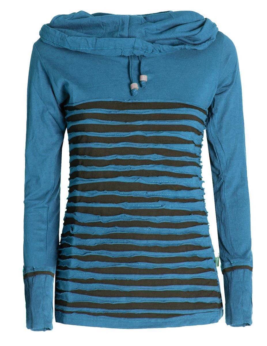 Vishes Sweater Cutwork Sweater aus Baumwolle günstig online kaufen