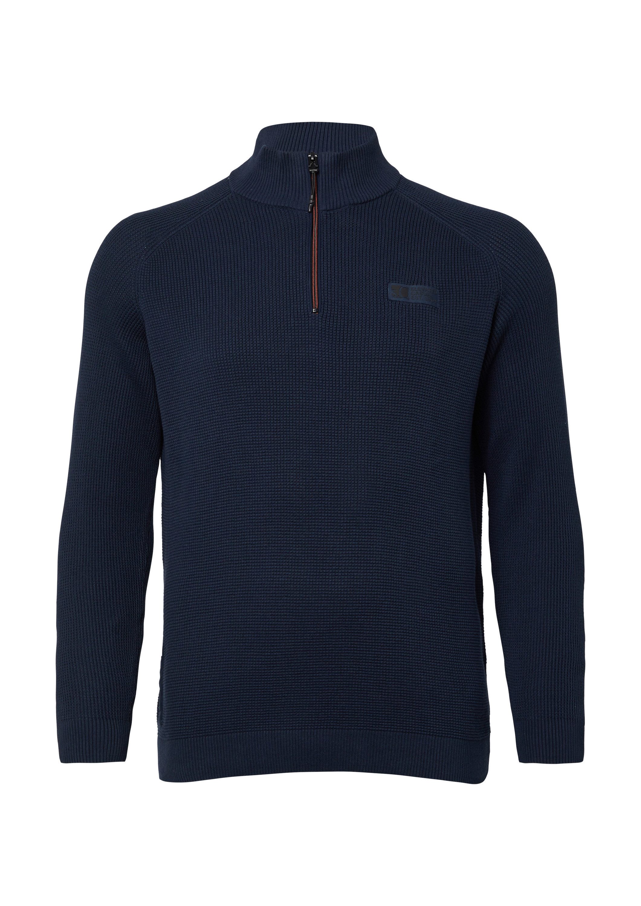 s.Oliver Longpullover Strickpullover Pullover aus Strukturstrick günstig online kaufen