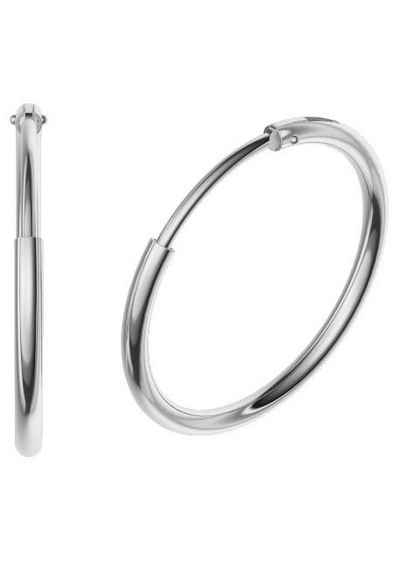 Firetti Paar Creolen Schmuck Geschenk Silber 925 1,5 mm breit, Made in Germany