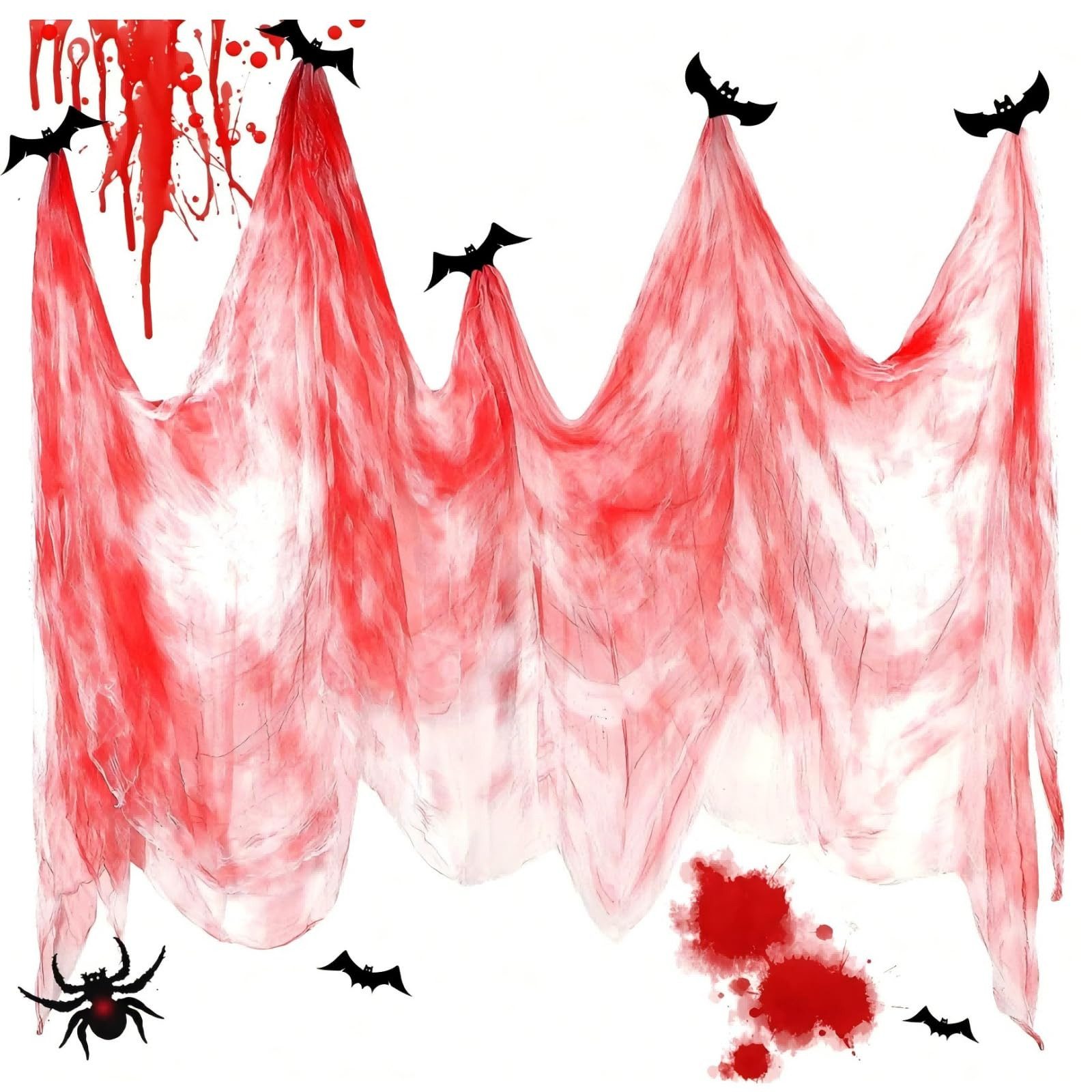 CLTYQ Dekoobjekt 5er-Set gruselige Halloween-Gaze-Stoff-Dekoration (5 St), günstig online kaufen