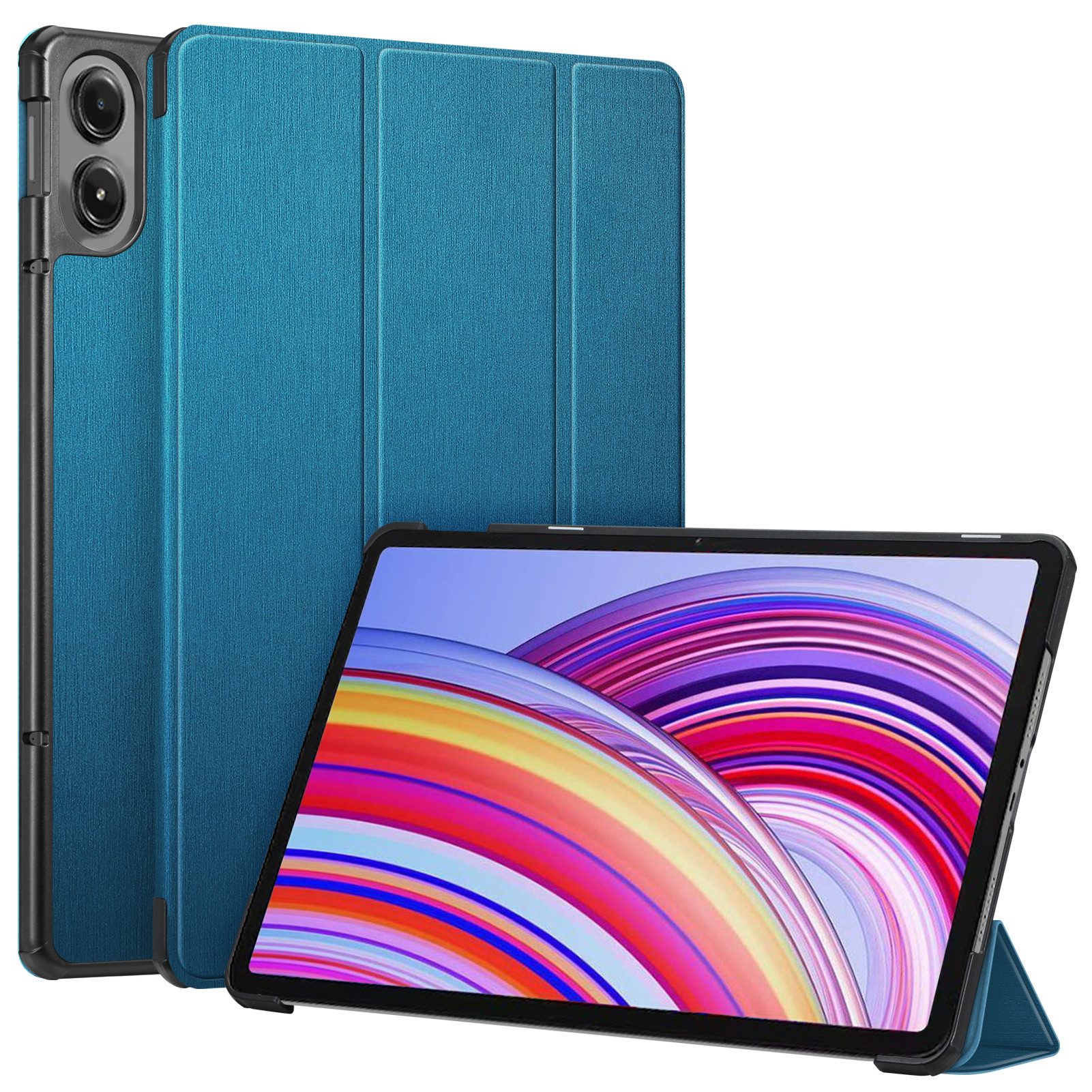 Fintie Tablet-Hülle für Xiaomi Redmi Pad Pro 12.1 Zoll 2024 - Ultra Schlank Leicht Cover, Kunstleder Schutzhülle mit Auto Schlaf/Wach Funktion