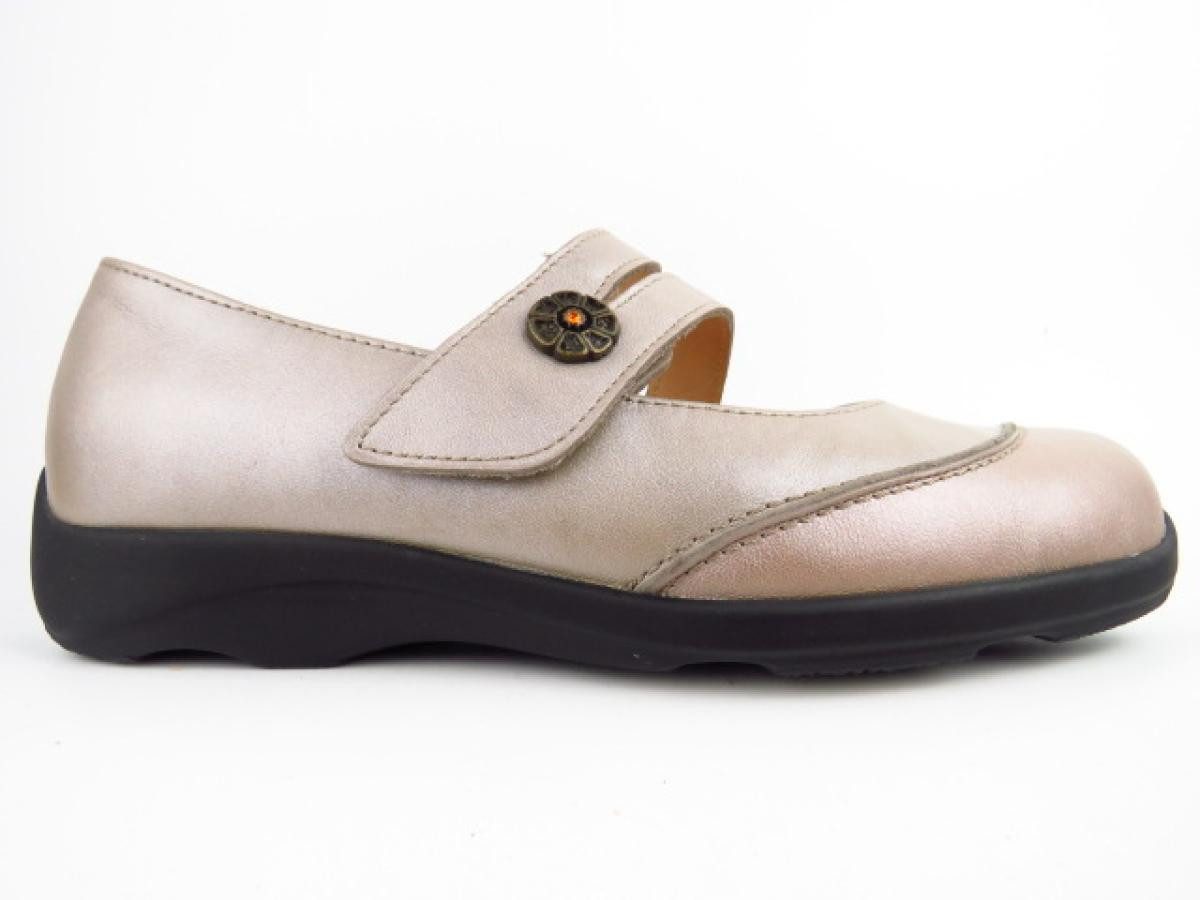 Vivero- Met. taupe Ballerina