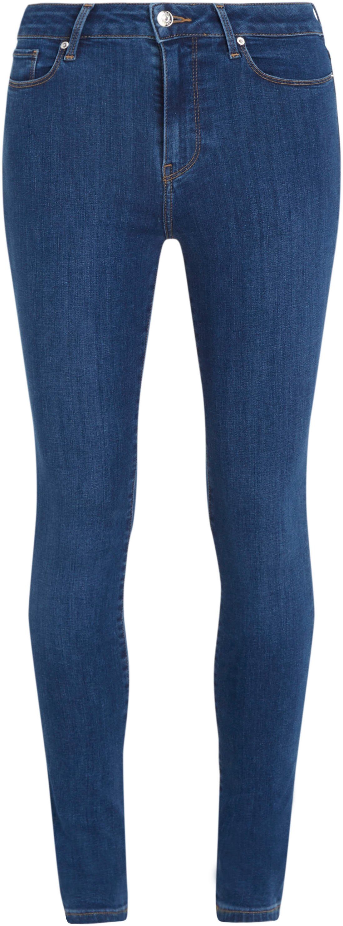 Tommy Hilfiger Skinny-fit-Jeans TH HW FLEX U Waschung HARLEM KAI mid blauer blue SKINNY in