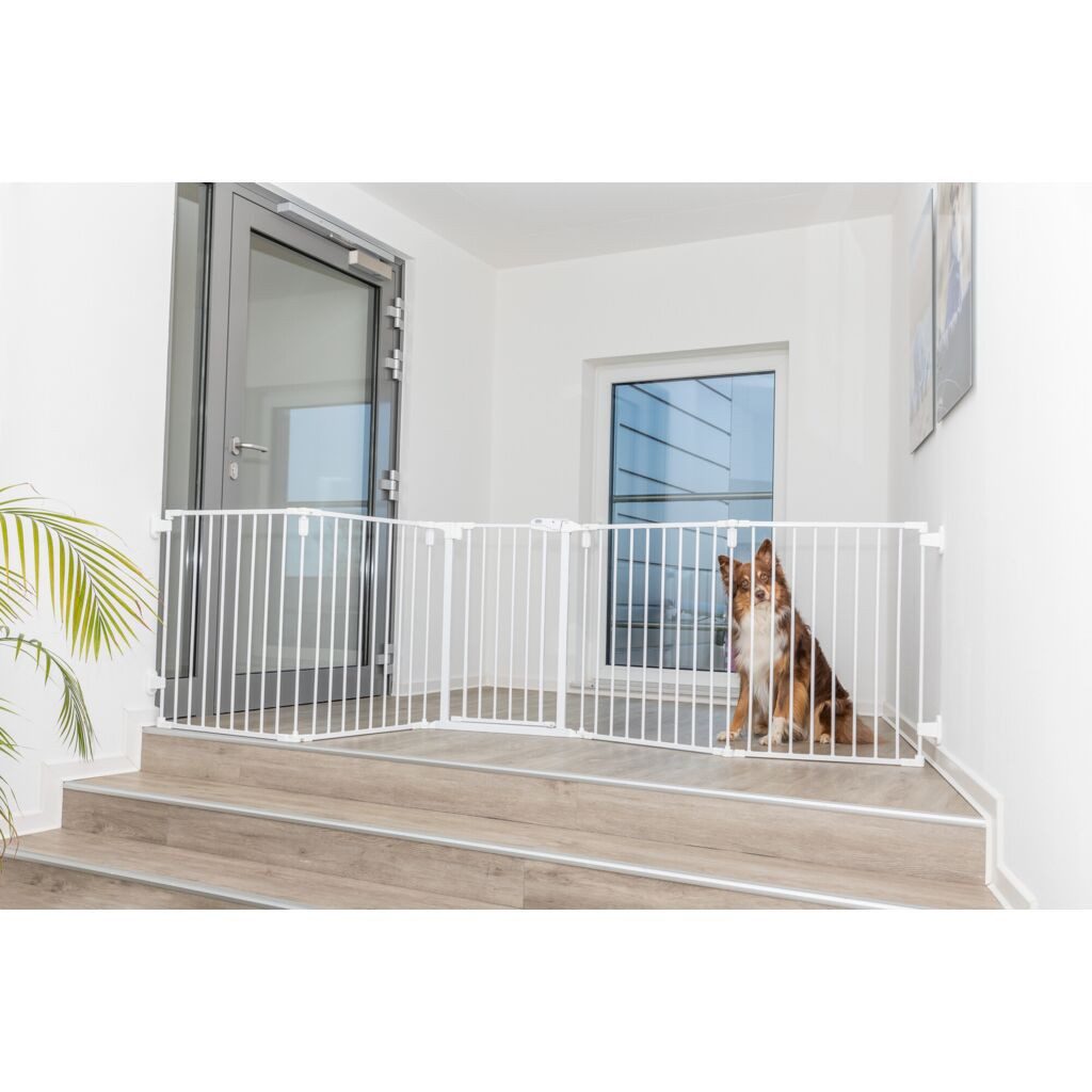 TRIXIE Absperrgitter Hunde-Absperrgitter mit Tür, 5-teilig - diverse - 62,5–300 × 76,5 cm