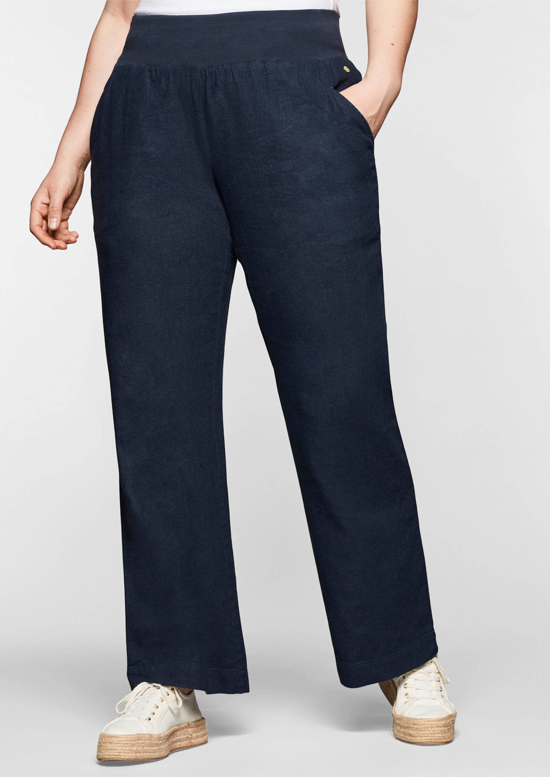 Sheego Jerseyhose Stoff-Hose günstig online kaufen