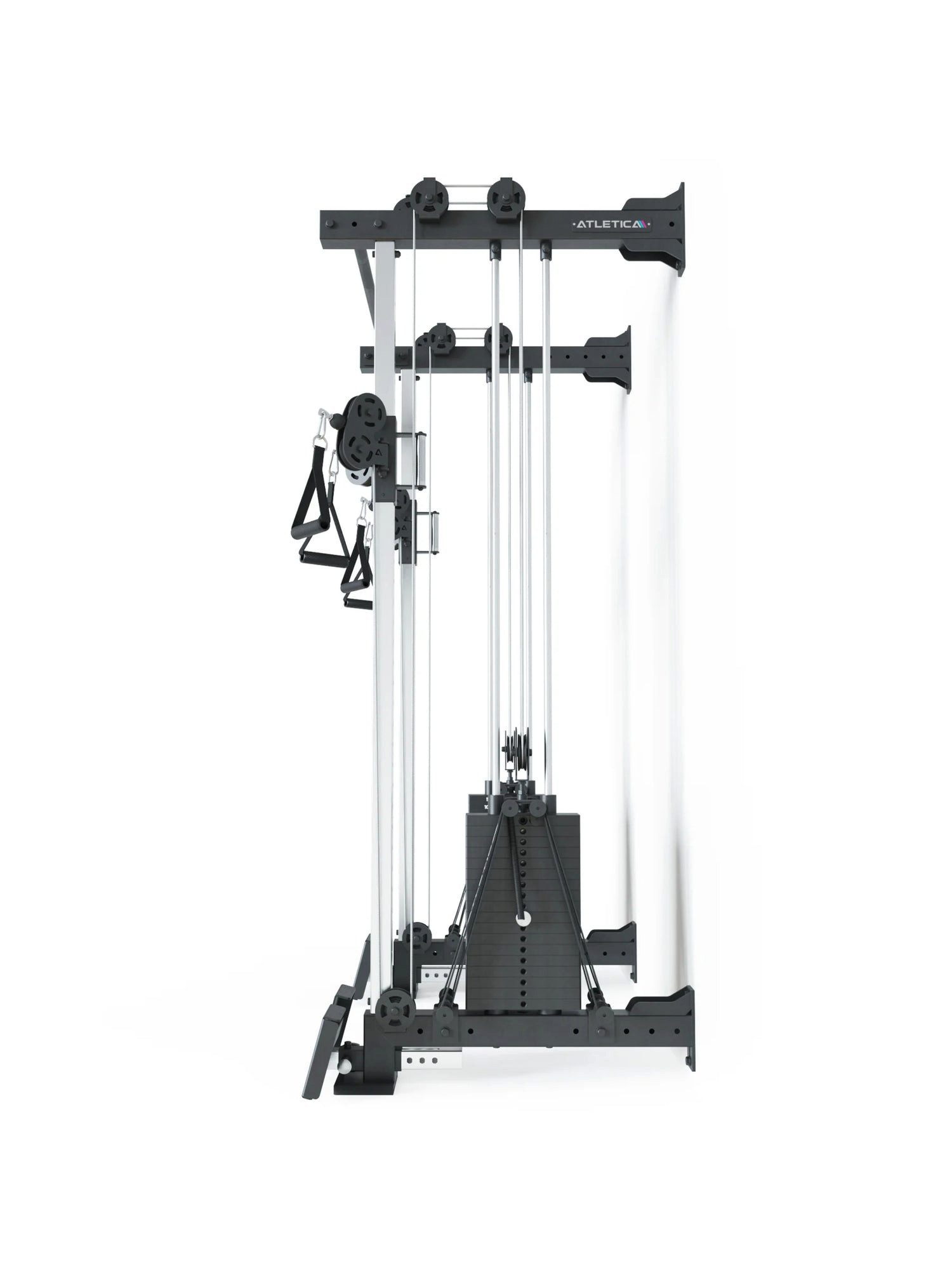 ATLETICA Power Rack R8-Nitro Cable Rack, Wall Mounted, 2x90 kg Double Stack