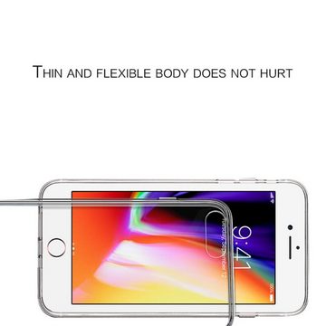 König Design Handyhülle Apple iPhone 7, Apple iPhone 7 Handyhülle Ultra Dünn Bumper Backcover Transparent