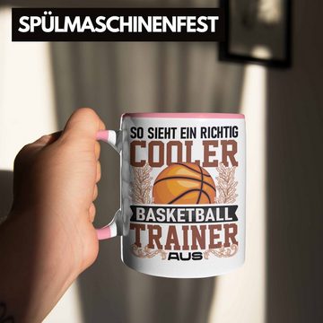 Trendation Tasse Trendation - Basketball Trainer Tasse Geschenk Lustig Spruch So Sieht