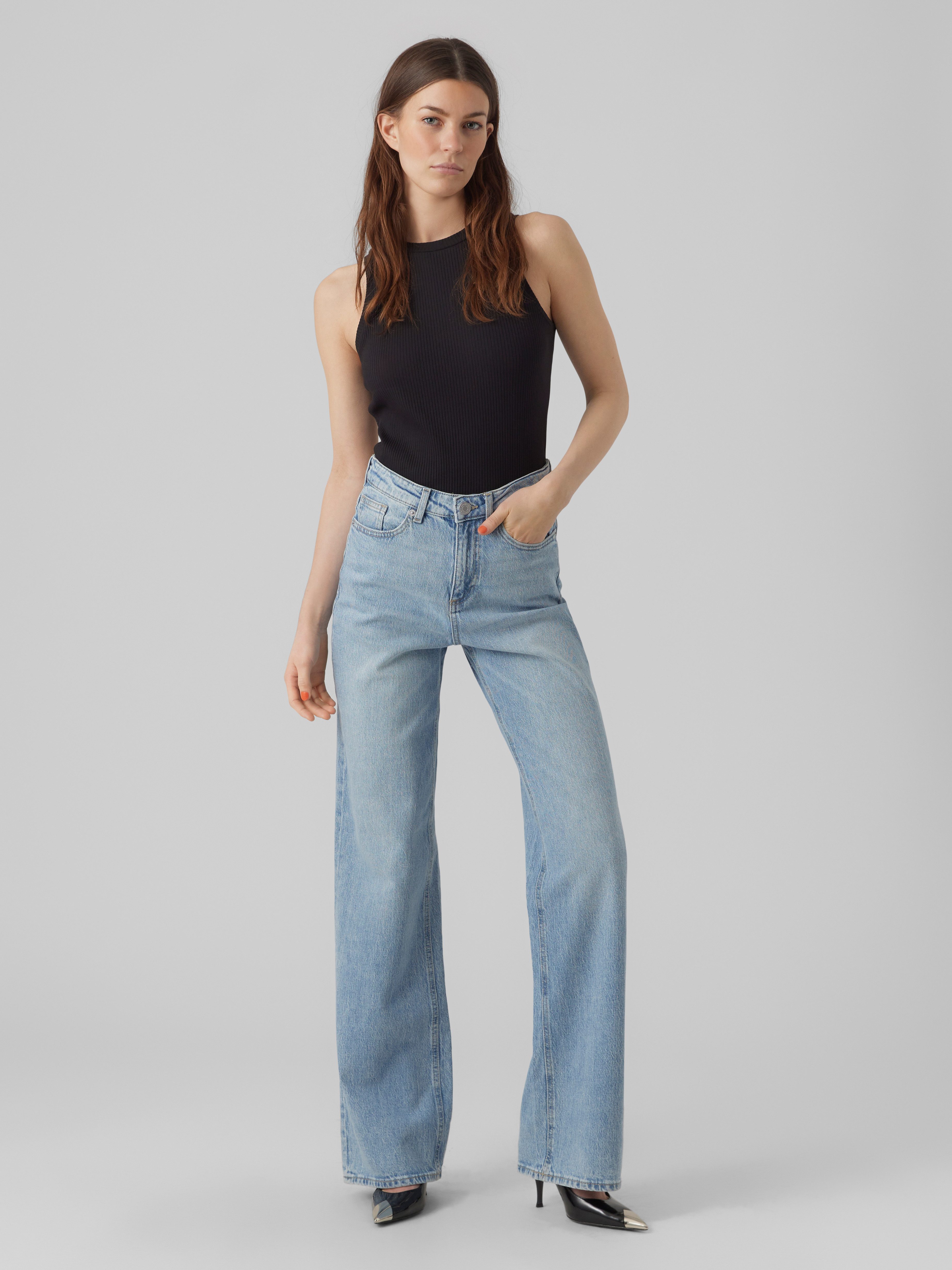Vero Moda Straight-Jeans VMTESSA HR STRAIGHT JEANS RA339 GA NOOS