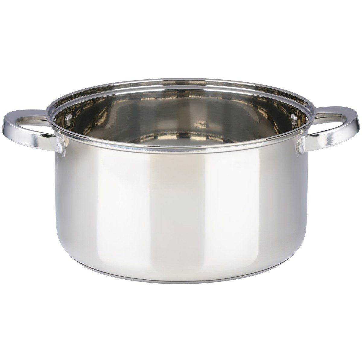 Alpina Grillpfanne Alpina Kochtopf 6,1L mit Glasdeckel - Edelstahlpfanne