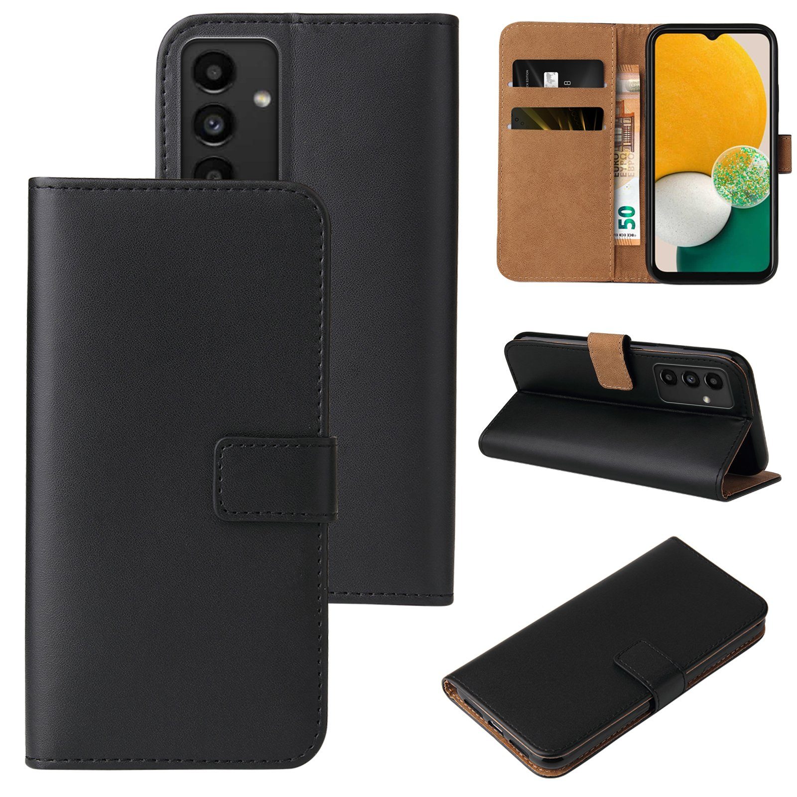 Tec-Expert Handyhülle Klapp Hülle für Samsung Galaxy A13 5G 6.5 Zoll, 6.5, Flip Case für Samsung Galaxy A13 5G