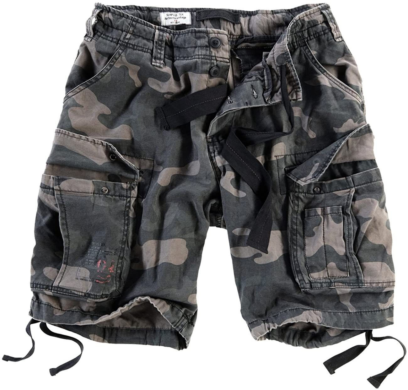 Trooper Cargoshorts Airborne Bermuda Baumwolle Sommer Shorts Kurze Hose Army knielang