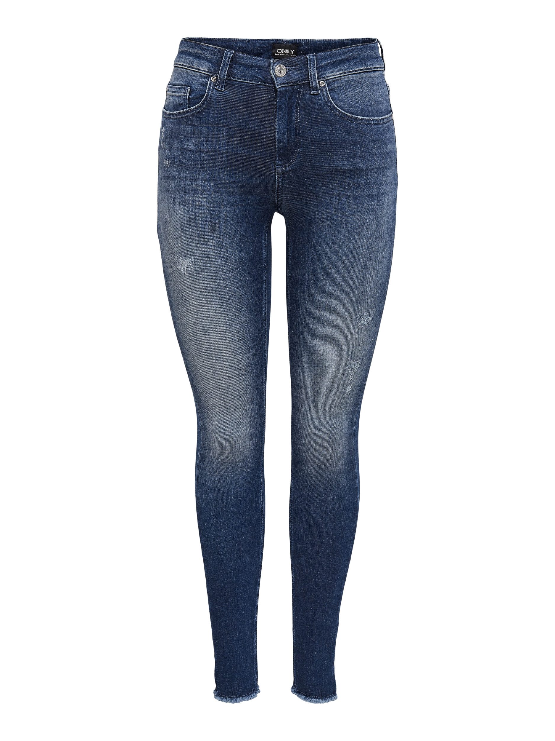 ONLY Bequeme Jeans ONLBLUSH MID SK ANK RW REA811 NOOS