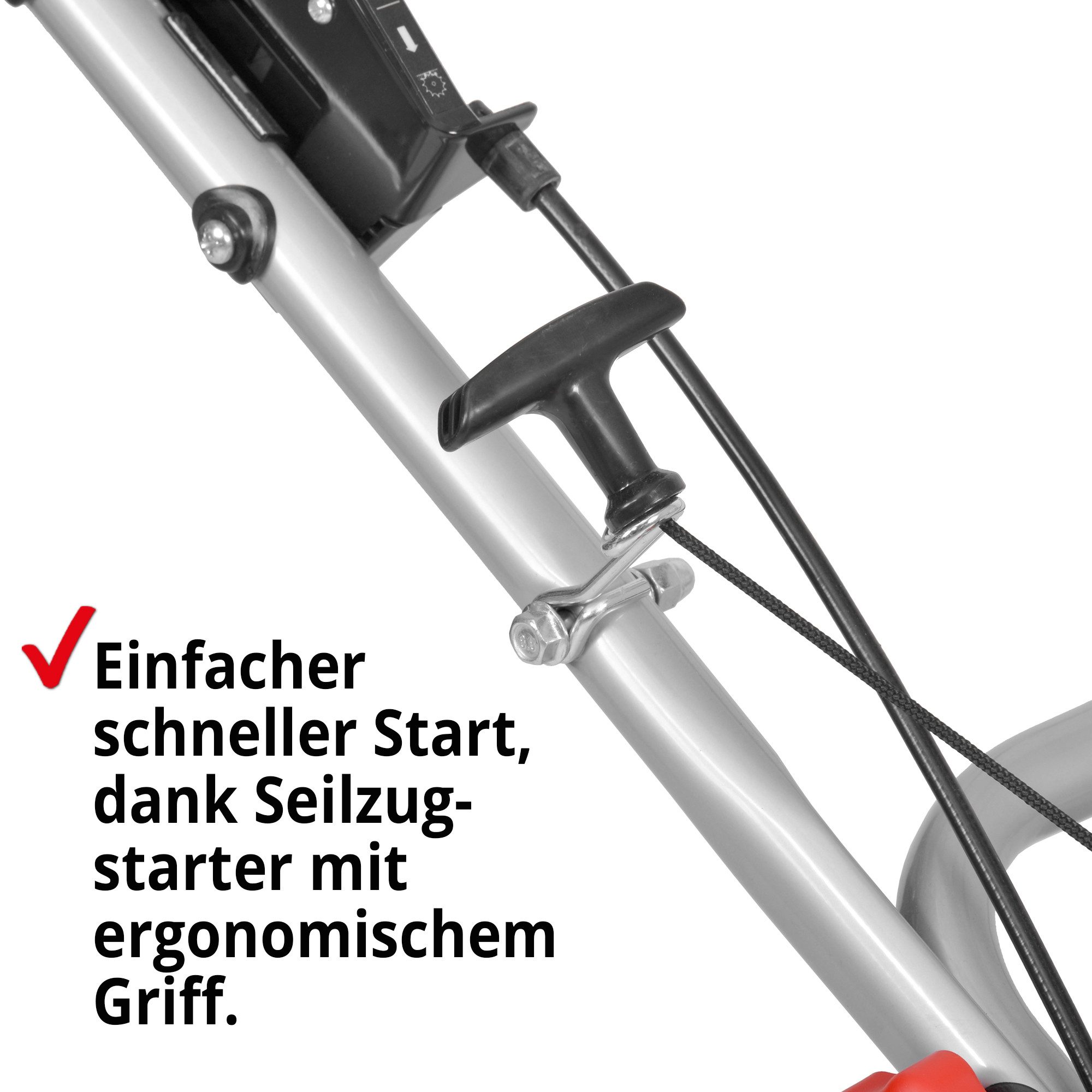 Hecht Benzin-Vertikutierer / Lüfter 5641 2in1 mit 5,5 PS, 40,00 cm Arbeitsbreite, 18 Messer, 24 Federkrallen, Stahlgehäuse