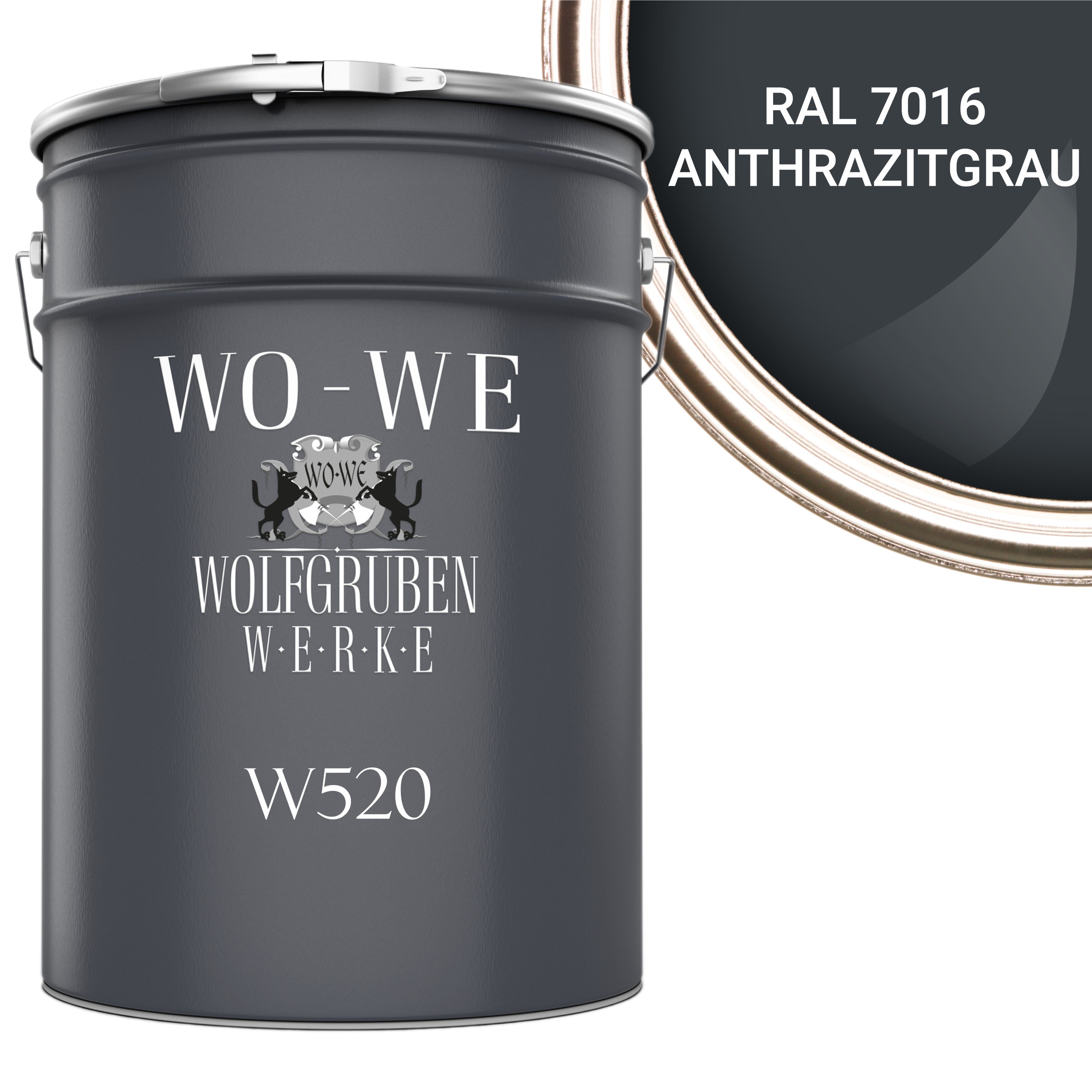 WO-WE Fassadenfarbe Nano Fassadenfarbe Außen Mauerfarbe Aussenfarbe W520, 0,75-20L, Hausfassaden