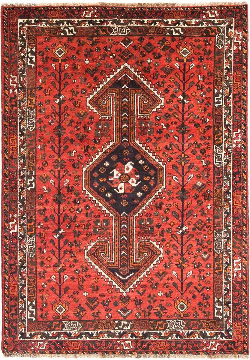 Orientteppich Shiraz 174x250 Handgeknüpfter Orientteppich / Perserteppich, Nain Trading, rechteckig, Höhe: 10 mm