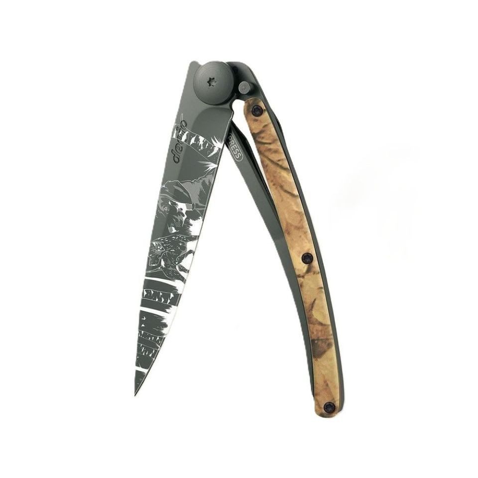 Deejo Taschenmesser - Deejo Taschenmesser - Klappmesser, Jagd - Jäger Motiv