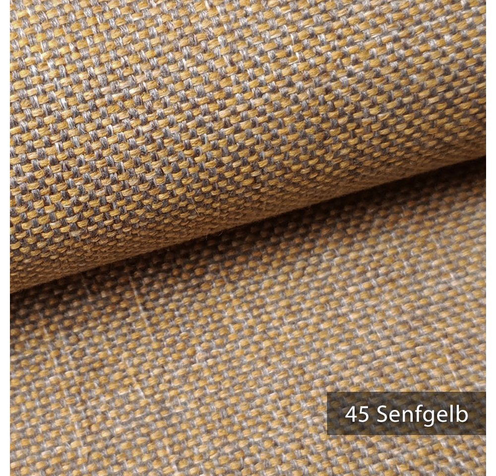 Thumbnail - novely® Stoff LARISO Gewebter Polsterstoff Melange Möbelstoff Flachgewebe, Robust, Elegant, Meterware, 1lfm