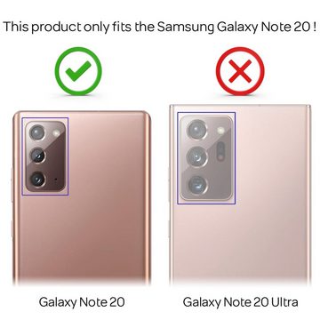 Nalia Smartphone-Hülle Samsung Galaxy Note 20, Klare Silikon Hülle / Extrem Transparent / Durchsichtig / Anti-Gelb