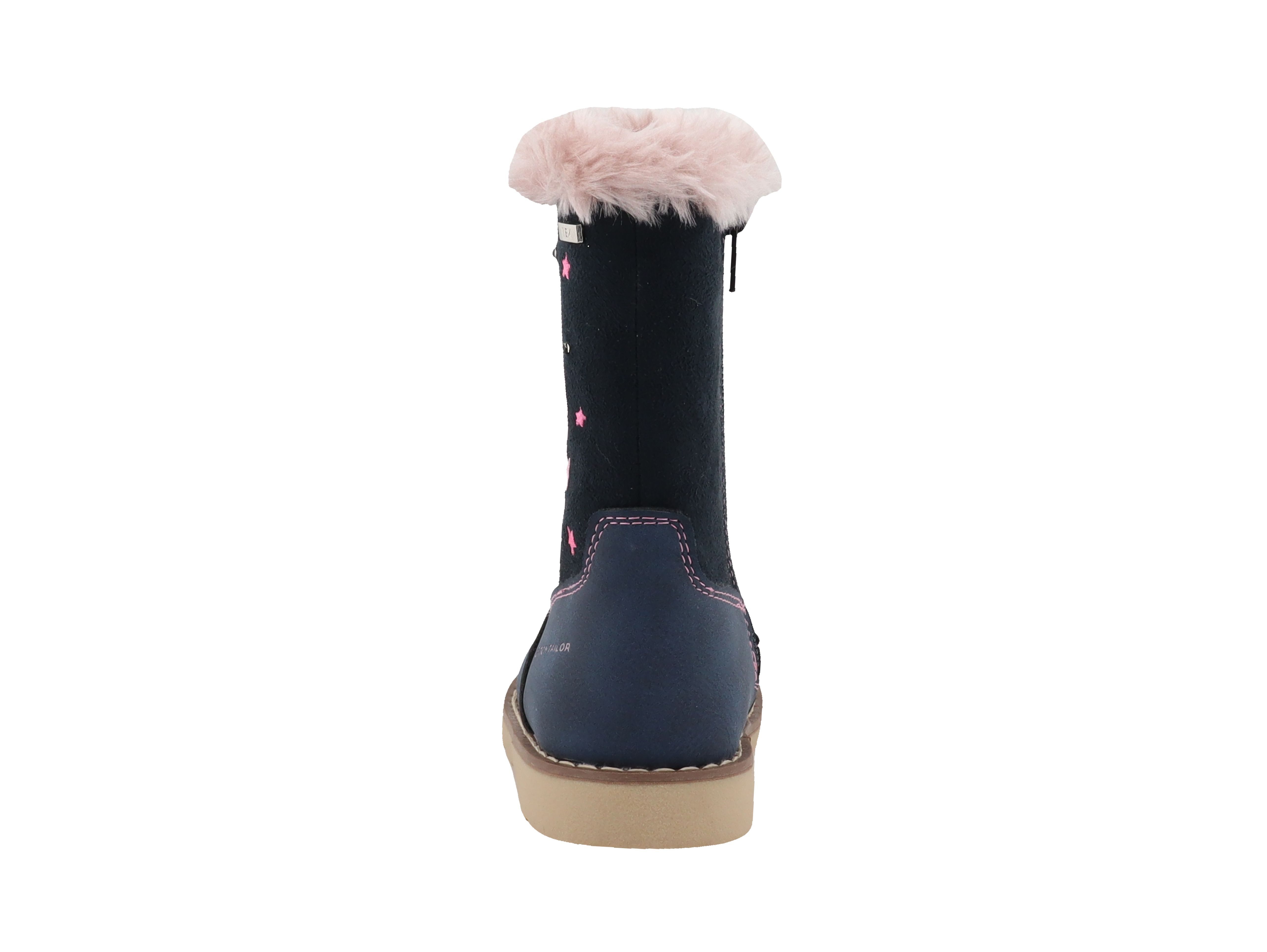 TOM TAILOR Blinkschuh Winterstiefel Langschafttstiefel, Kinderstiefel mit blinkendem Einhornmotiv