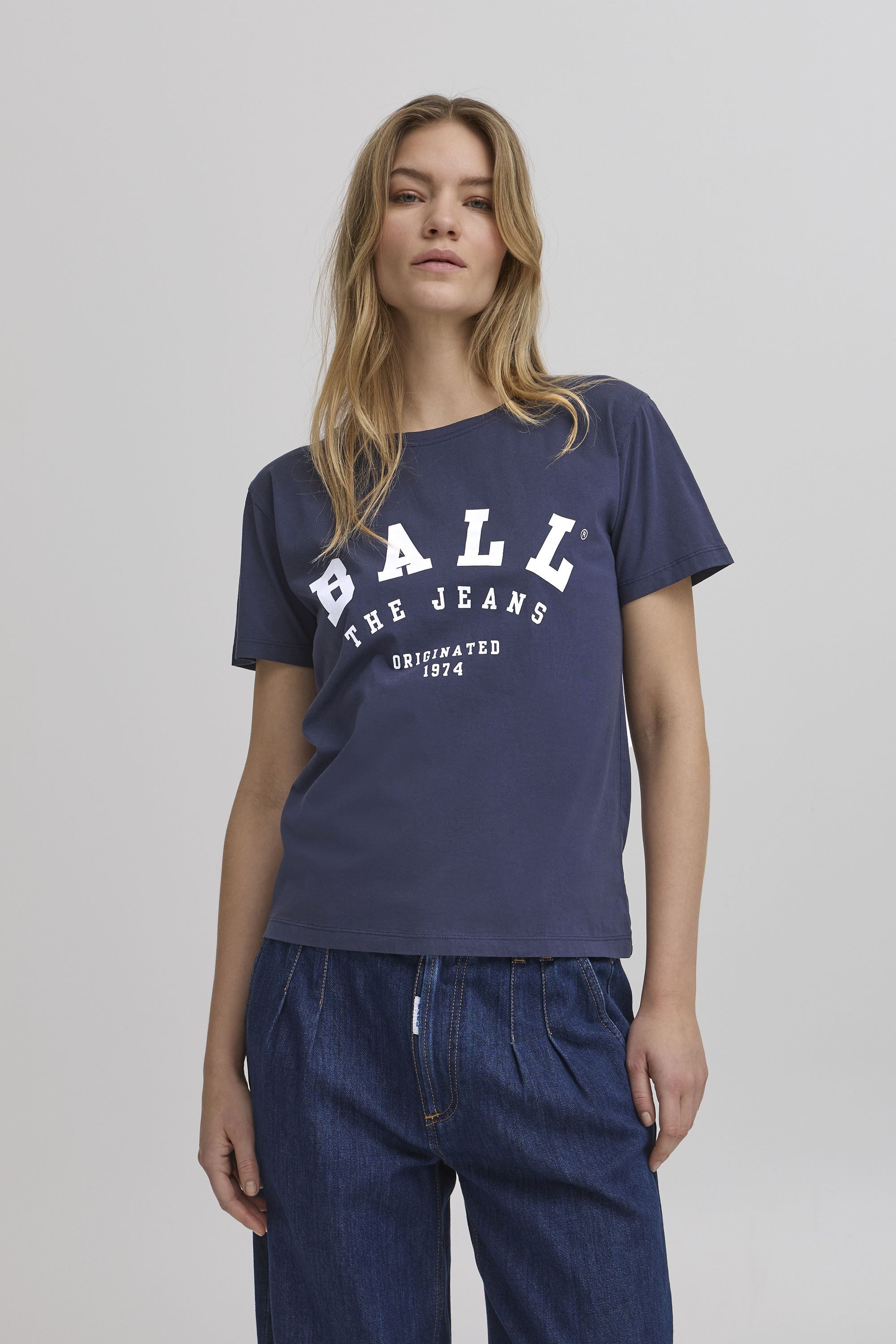 BALL Rundhalsshirt BAMALDINI Cooles Basic Ball günstig online kaufen