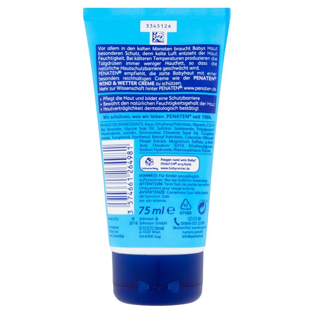 PENATEN Körperlotion Kleine Helfer Wind & Wetter Creme - 75ml