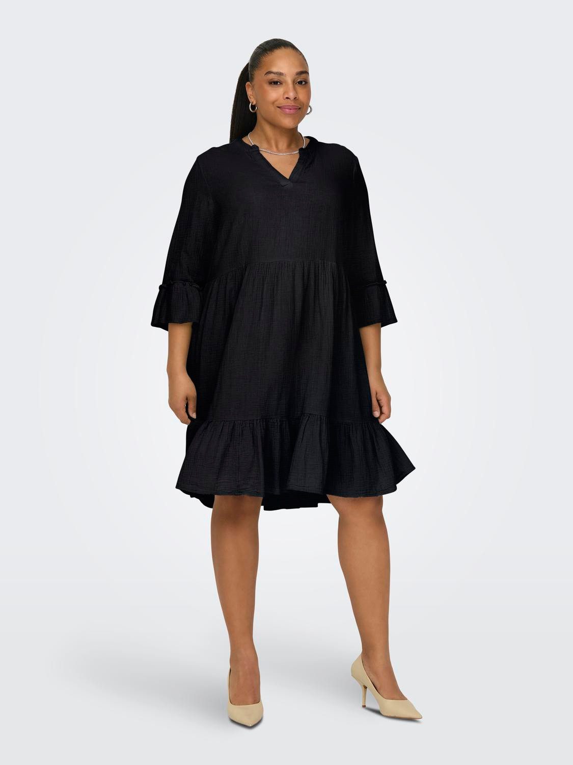 ONLY CARMAKOMA Tunikakleid CARTHYRA LIFE PEPLUM günstig online kaufen