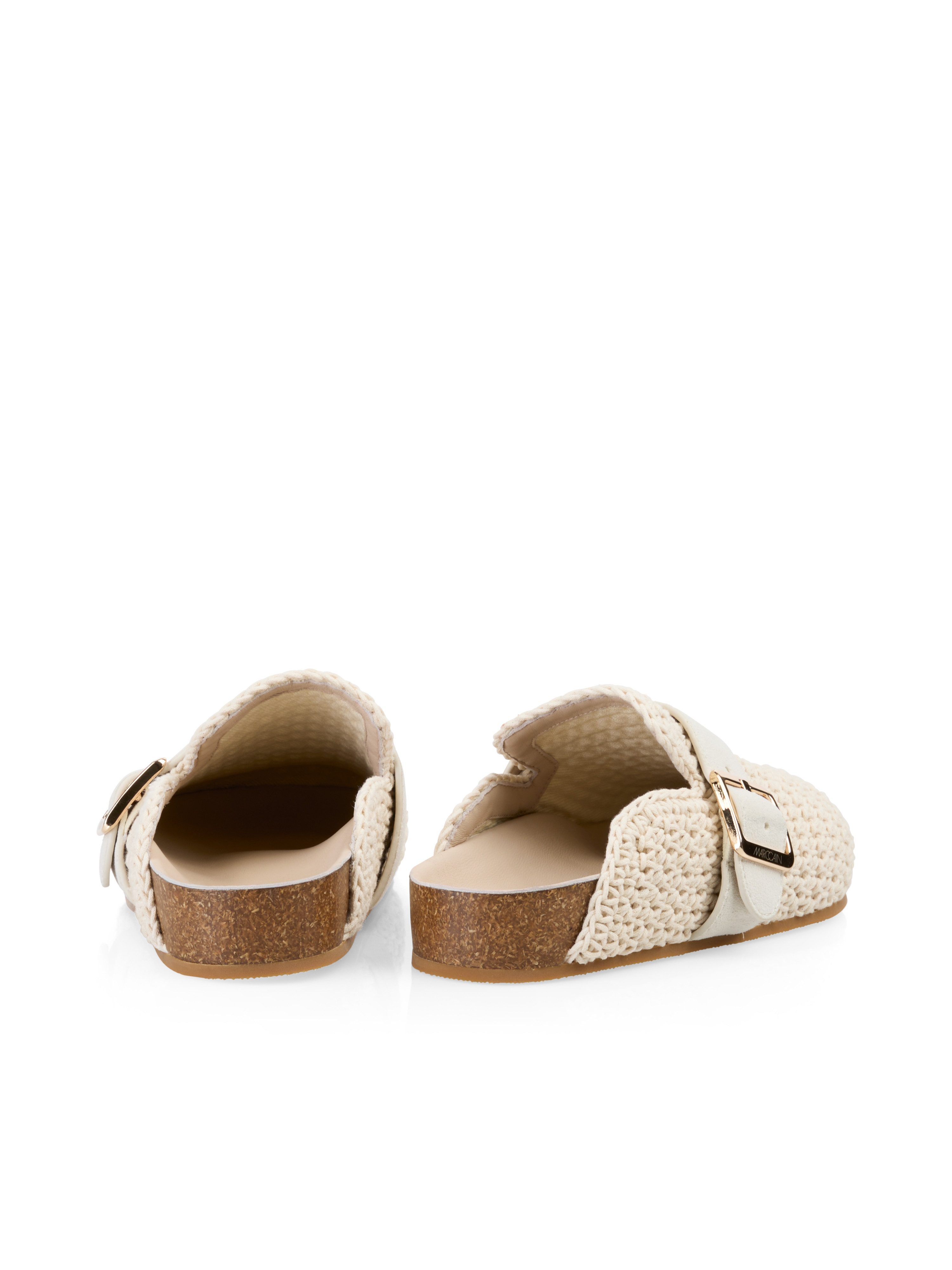 Marc Cain "Summer to Go" Clog, Sandale, Hausschuh, Mule, Sldes mit Lederinn günstig online kaufen