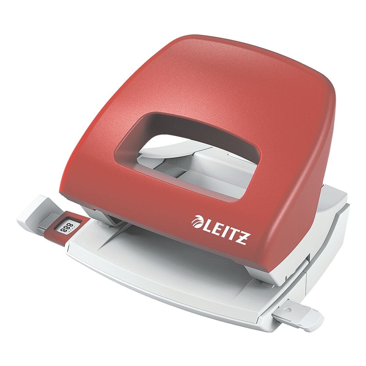 LEITZ Lochstanzer 5038 NeXXt, 2-fach bis 16 Blatt, für A4, A5, A6, 8x8x8 cm, US, Folio