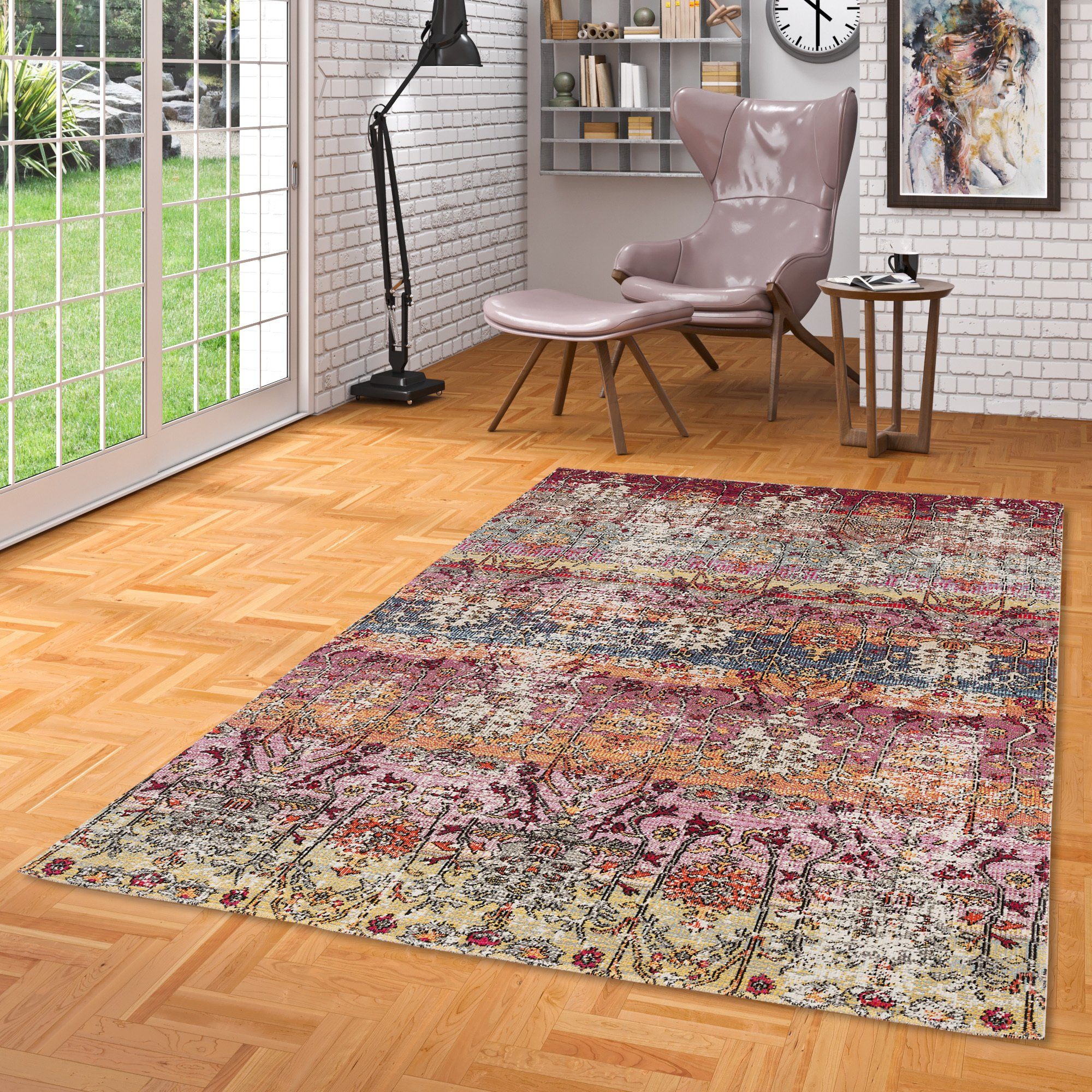 Pergamon Orientteppich Designer Teppich Vintage Zoe Orient Ethno Verlauf, R günstig online kaufen