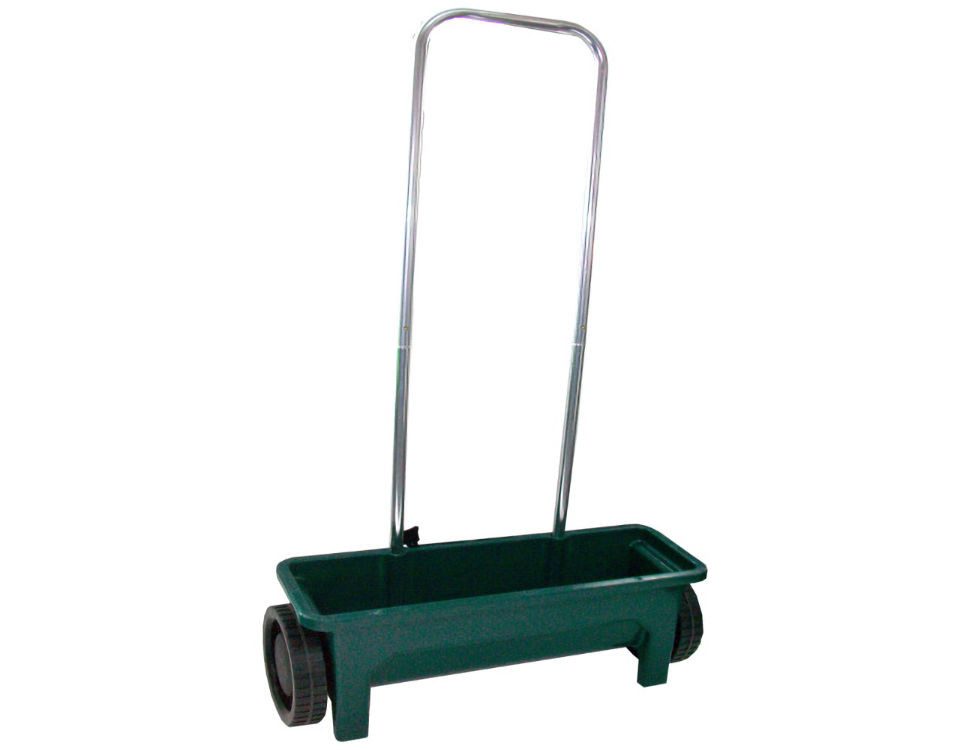 BruKa Streuwagen DELUXE Düngerstreuer Dünger Rasen Salz Saatgutstreuer Streuer Wagen