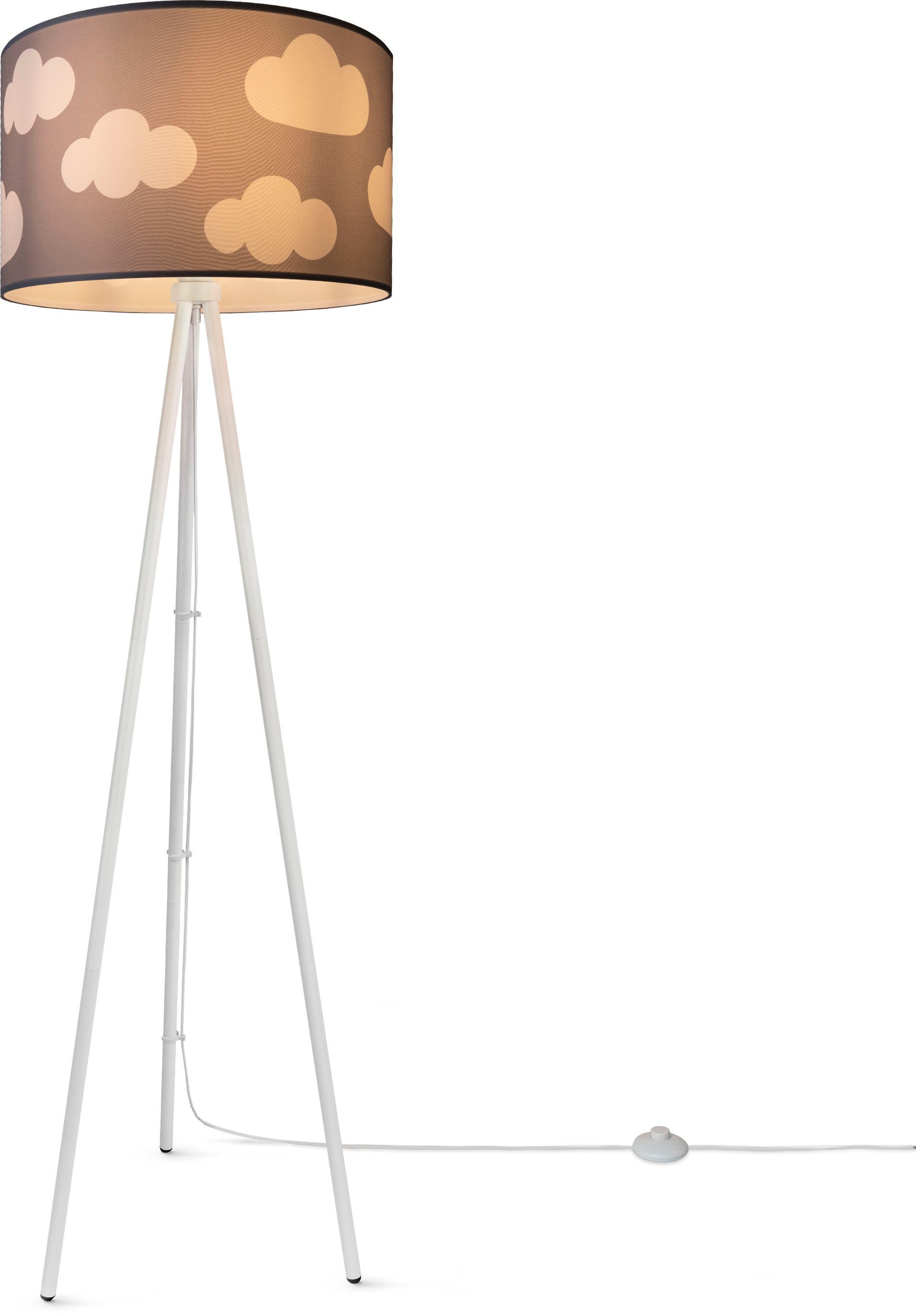 Stehlampe Paco Stehlampe Pastell Cosmo, Wolken Spielzimmer Lampenschirm Trina ohne Stoff Leuchtmittel, Home Kinderzimmer