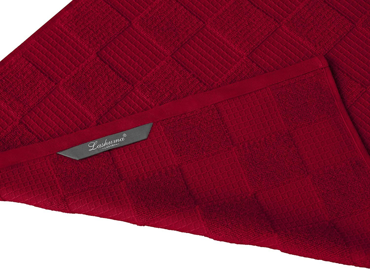 Lashuma Geschirrtuch Lissabon, (Set, 3-tlg), Küchentücher einfarbig dunkel günstig online kaufen