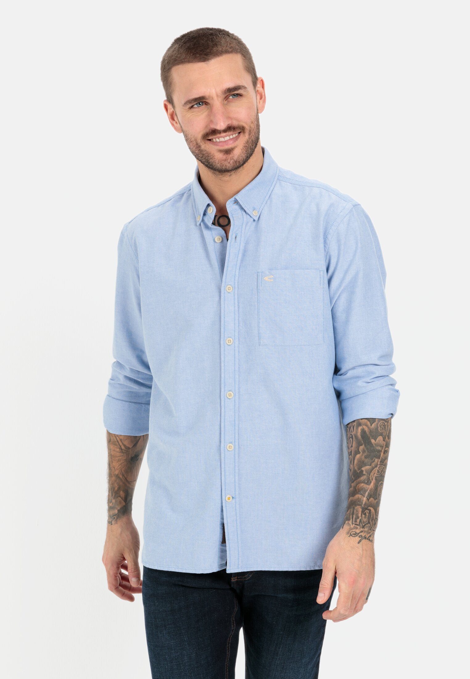 Langarmhemd aus zertifiziertem Organic Cotton