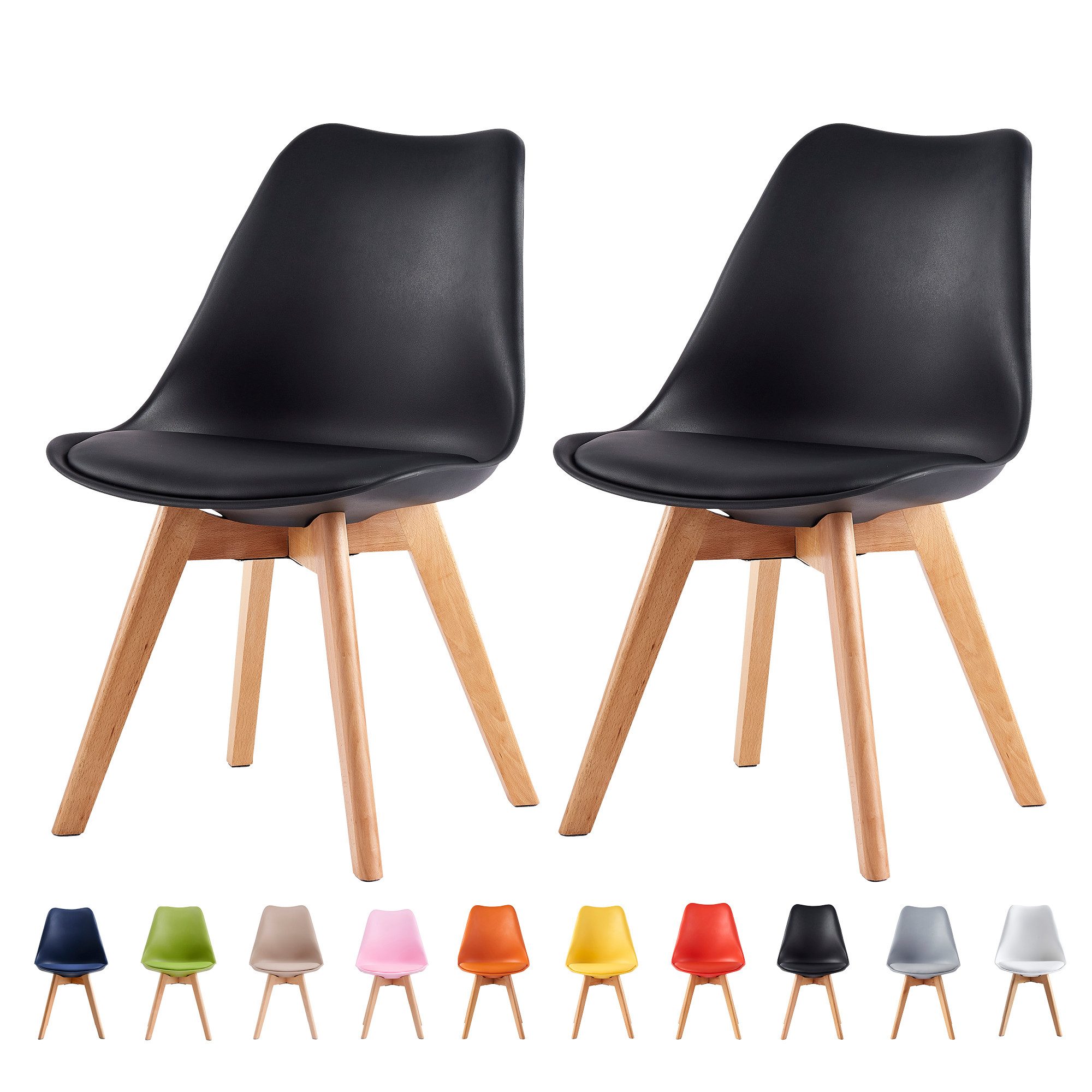 MCC direct Esszimmerstuhl Eva Stühle im 2er Set