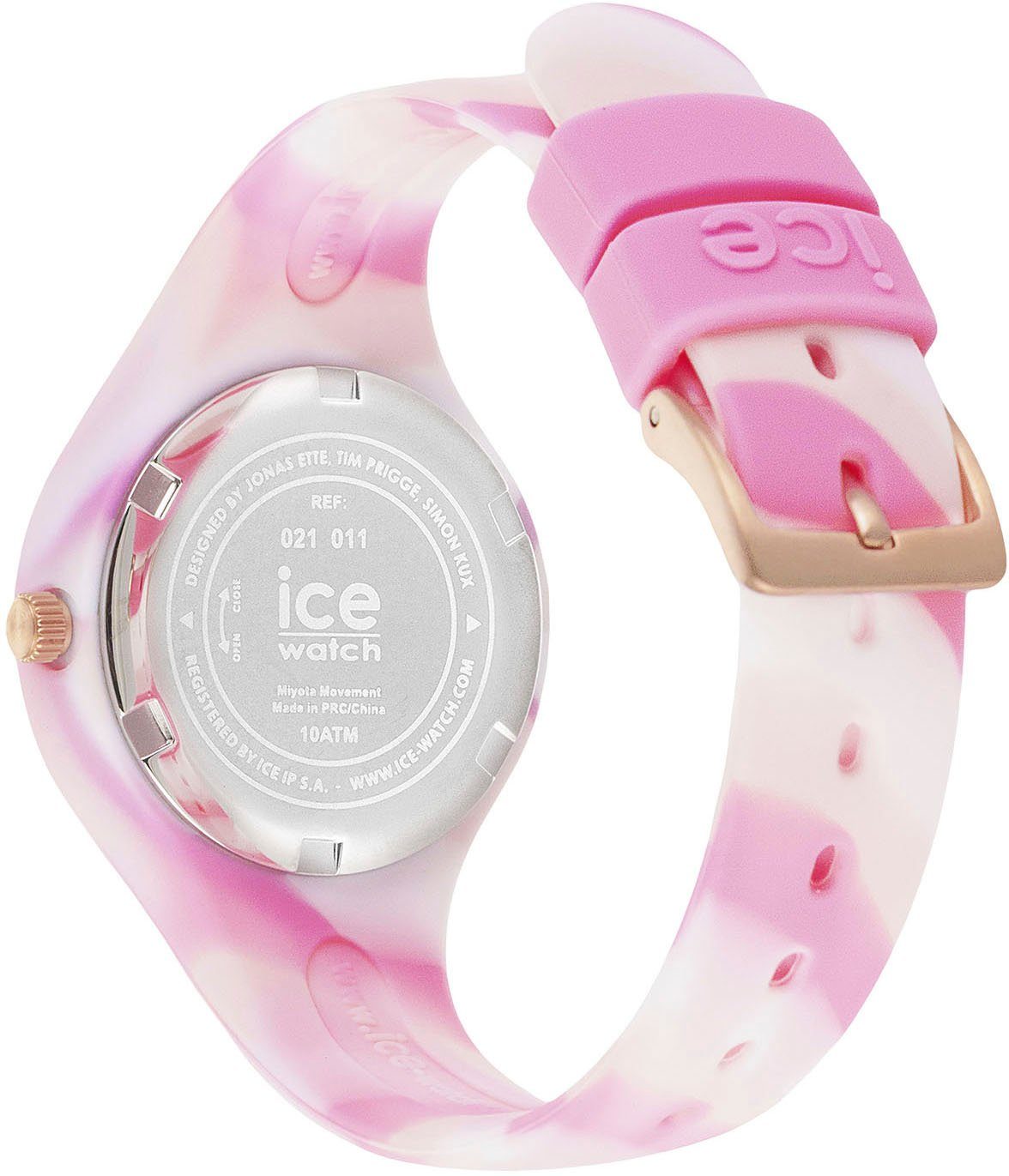 ice-watch Quarzuhr shades als - 021011, ICE ideal Extra-Small tie dye Pink 3H, auch and - - Geschenk