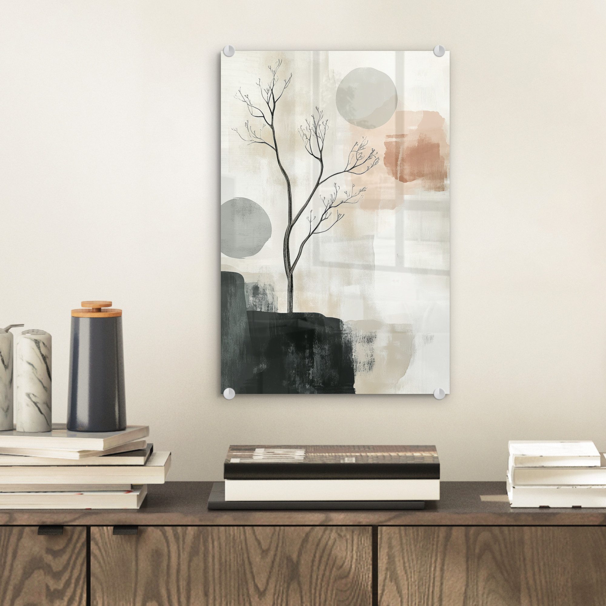 MuchoWow Acrylglasbild Wabi sabi - Beige günstig online kaufen
