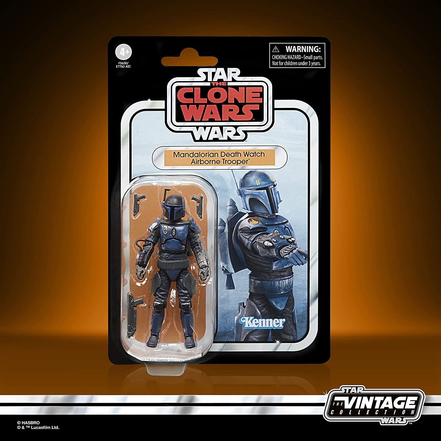 Hasbro Actionfigur - Star Mandalorian Wars - Clone Death The Trooper Collection Vintage Wars: Ariborne Watch