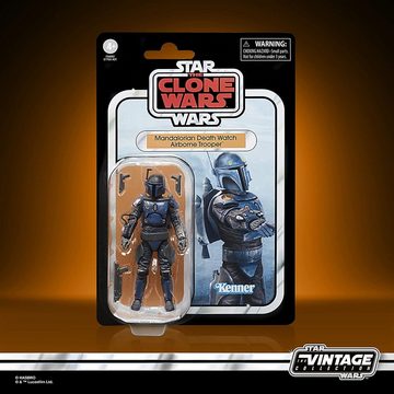 Hasbro Actionfigur Star Wars - Clone Wars: The Vintage Collection - Mandalorian Death Watch Ariborne Trooper