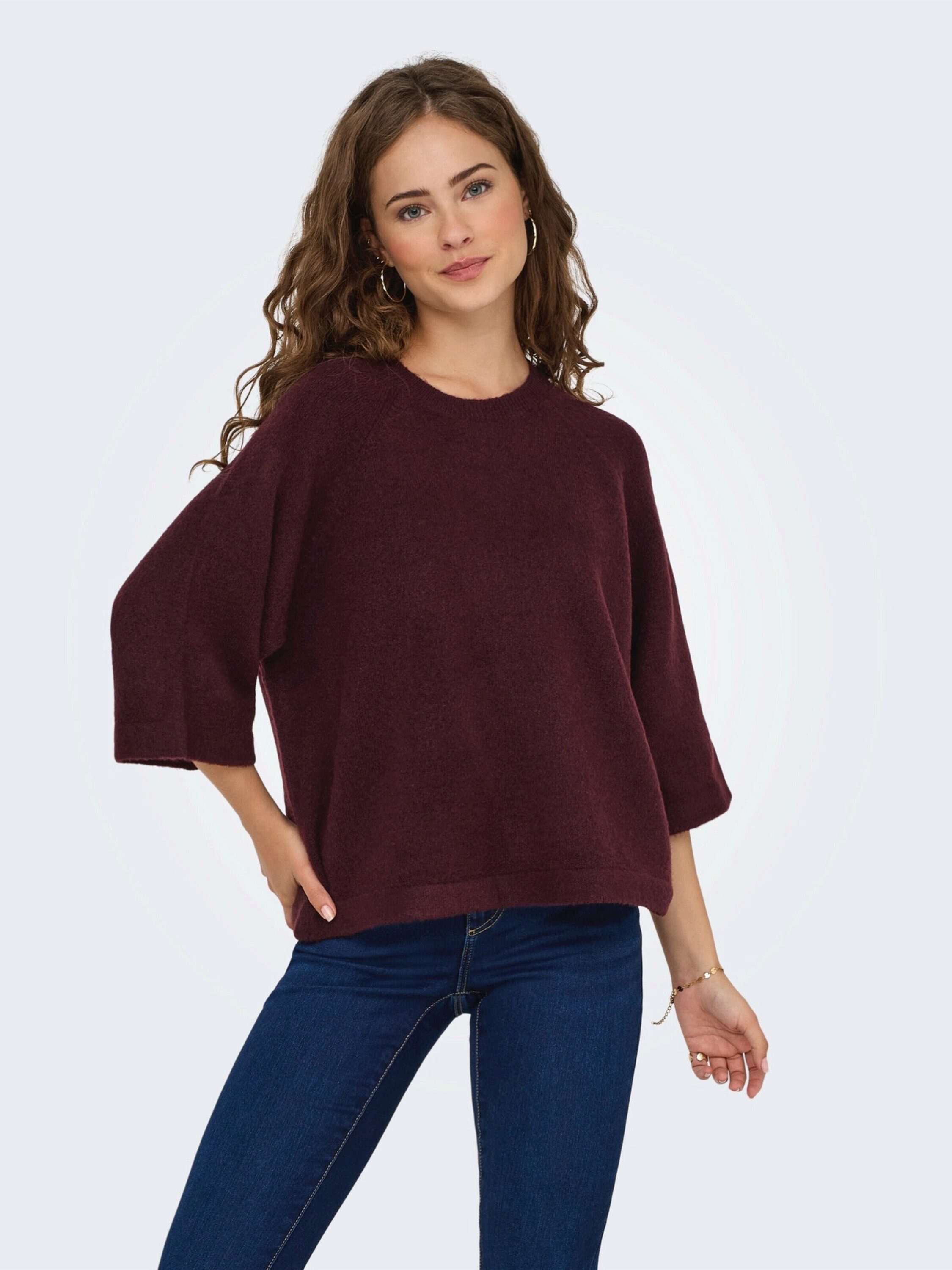 ONLY Strickpullover ONLSIMONI (1-tlg) Plain/ohne Details