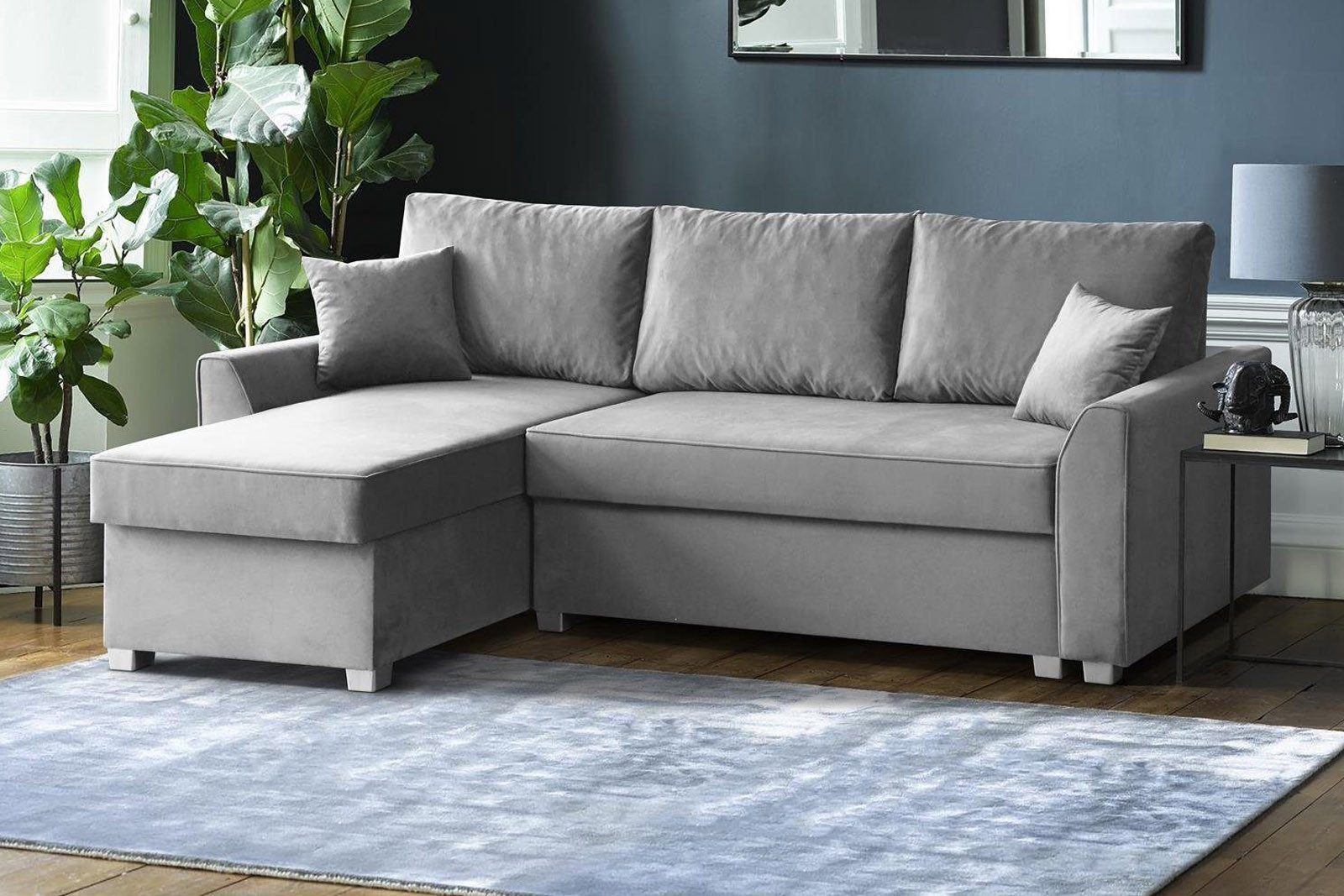 Beautysofa Polsterecke Toretto, Eckcouch aus velours, günstig online kaufen