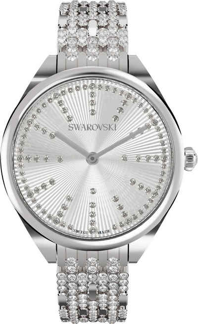 Swarovski Quarzuhr ATTRACT, 5610490, Armbanduhr, Damenuhr, Swarovski-Kristalle, Swiss Made