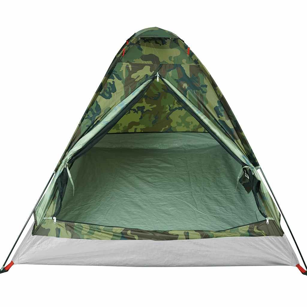 furnicato Faltzelt Camping Kuppelzelt 198x145x105 cm Tarnung, (1 tlg), Wetterfestes Leichtgewicht-Zelt mit Lüftung und Aufbewahrungstasche