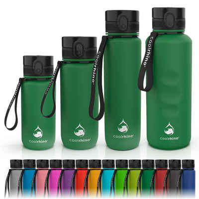 coolrhino Trinkflasche rhinoSport Tritan Sportflasche 350 ml, 650 ml, 1 liter, 1,5 l, Wasserflasche auslaufsicher für Sport, Outdoor, Schule und Fahrrad